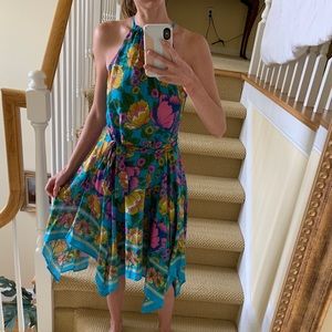 Silk by Anthropologie floral dress size XS NWT